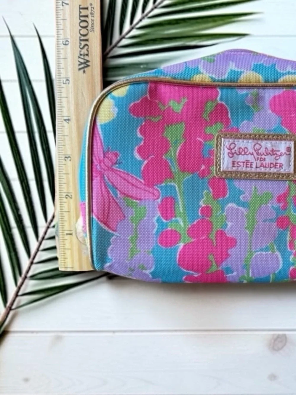 Lilly Pulitzer for Estée Lauder Cosmetic Bag – Dragonfly Floral Print